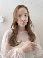 ヘアラウンジ ビーチ 青山 外苑前(hair lounge BEACH) ナチュラルレイヤーやわらかベージュ透明感カラー