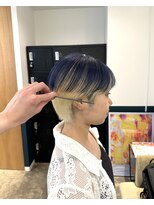 ヘアーブレイス(hair brace)&nbsp;コンパクトショート×デザインカラーstylist聖斗