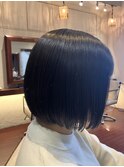 王道丸みボブスタイル