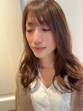 リアン ヘアー(Lien hair) 抜け感のあるナチュラルなコテ巻き風パーマ