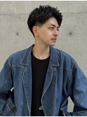 テーパーフェード/スパイキーショート/ピンパーマ/メンズパーマ