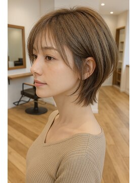 アフロート ルヴア(AFLOAT RUVUA) ★みねスタイル♪ 似合わせ ショート ボブ 30代 40代 小顔 新宿