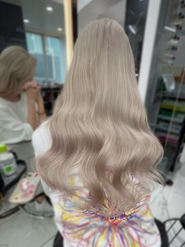 ラピス 渋谷本店(Lapis) ホワイトグレージュ/髪質改善/縮毛矯正/ヘアセット/ダブルカラー
