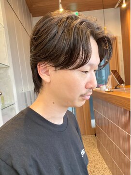 エリマバイフィフス 調布(elima by fifth) 調布センターパートフェザーパーマニュアンスパーマメンズパーマ