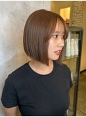 ボブ　カラー　髪質改善　トリートメント　カット　福岡美容室　