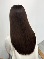 サロンドミルク 新百合ヶ丘店(salon de MiLK)&nbsp;★スモーキーブラウンウォームベージュ顔周りカット透明感カラー