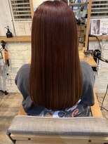 グリット(glit)&nbsp;髪質改善と相性抜群！！ワインレッドベージュ/20代/30代/40代