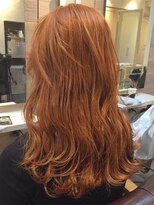 オーブヘアー チャーム 福岡柳川店(AUBE HAIR charm)&nbsp;【AUBE HAIR】オレンジベージュカラー