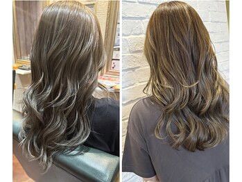 メグ 平間店(mEg)の写真/注目のイノアカラー＆イルミナカラーで手ざわり・ツヤ感を実感☆こなれ感ある印象へ。白髪染めもOK♪