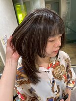 クレア 下北沢(CREA) ダークパープル/ナチュラルショート/夏/ミルクブラウン/下北沢