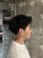 アカ(ACA)&nbsp;メンズショートパーマ札幌大通りメンズ美容室