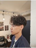 センターパートツイストスパイラル