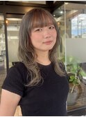 20代人気！ワンカールで可愛い顔周りレイヤーデザイン