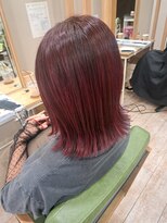 ジプソ(Gypso Hair salon)&nbsp;切りっぱなしボブ×グラデーションカラー