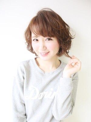 リタッチカラー+カット　￥4700