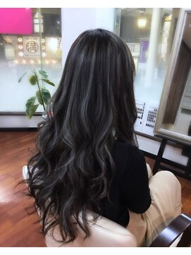 エクステアンドカラー ティアラ(teara) ダークグレイジュ+ウィービング