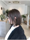 《ツヤ感ボブ》イルミナカラー