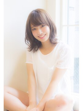 ラフ フロム ガーデン(Laf from GARDEN) 寺尾拓巳　大人かわいいイルミナカラーくびれレイヤーミディアム