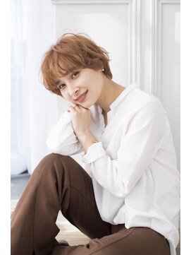 トティア 堀江(Totia) 【Totia堀江】大人かわいいショート×ことりベージュ