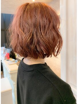 キャアリー(Caary) 福山市パーマ人気キャアリーのピンクベージュ/ハニーピンク