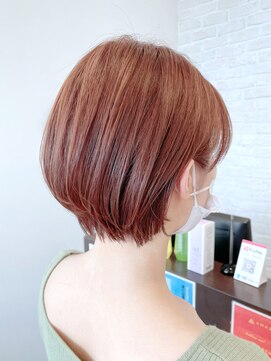 アメイジングヘアー 美沢店(AMAZING HAIR) 【AMAZING HAIR美沢店/溝手】ピンクベージュ×ショートボブ