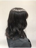 低温デジタルパーマで作るレイヤーミディヘア