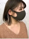 ○インナーカラー×ベージュ