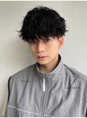 無造作メンズマッシュパーマニュアンスパーマスパイラルパーマ