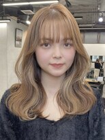キラ 渋谷(KILLA) ブリーチなしダブルカラー　ベージュ　インナー　ブリーチなし