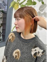 アペロ 柏(Apero)&nbsp;インナーカラー☆ぱつっとボブ