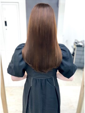 カレンアンドエクラート 大宮(KAREN&ECLART) 髪質改善 艶髪 ストレート 縮毛矯正 暗髪 韓国風 ロング