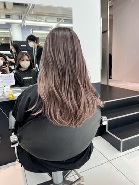 トニーアンドガイ 原宿店(TONI & GUY) バレイヤージュ、ベビーピンク