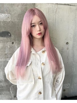 ガルボ ヘアー(garbo hair) #ガルボ#ハイトーン#エクステ#ブリーチ#プルエクステ#10代#20代