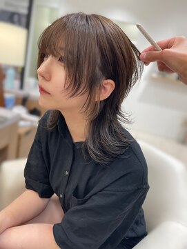 ガレリアエレガンテ 栄店(GALLARIA Elegante) ウルフカット/ミディアムウルフ/イヤリングカラー/インナー