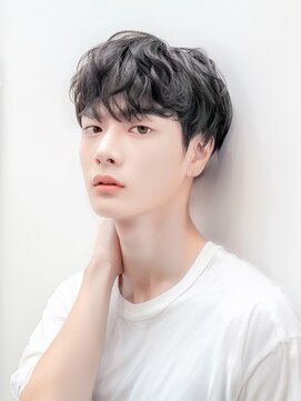 フランズ いわき(FLUNS) カルマパーマ/ベリーショート/ダークアッシュ/ニュアンスパーマ