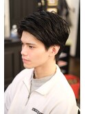 【神田】長めアップバング20代クールスタイル