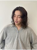 メンズロングパーマ/メンズミディアムパーマ