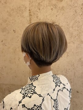 アミリアバイザザ(amiliea by ZA/ZA) モード系ツートーンショート