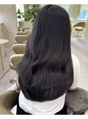 ブリーチなしラベンダーブラウン