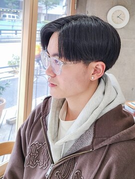 ヒート トウキョウ 目黒店(HEAT TOKYO) センターパートマッシュメンズ目黒