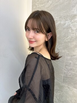 ロンドガーネット 池袋(Lond garnet) イメチェン外ハネボブ美髪ワイドバング/髪質改善前髪レイヤー