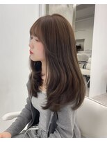 アイシー 表参道(ICY)&nbsp;ブリーチなし透け感オリーブベージュカラー