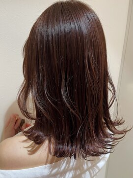 エイクス ヘア デザイン×美髪クリニック 千葉(AQs hair design) 華麗なる美の象徴×ピンクルビーカラー♪小西 輝