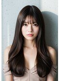 レイヤーボブハイライトブリーチレイヤーハイトーングレージュ