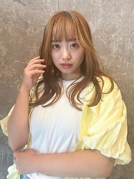 クレビア 名古屋(CreBiA) ゆるふわ巻き/オレンジベージュ