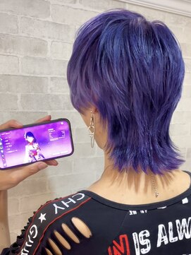 アールプラスヘアサロン(ar+ hair salon) 雷電将軍推しカラー
