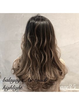 アンルーク ヘア(+1 unluke hair) [+1unluke]2026-SS/balayage×Air touch highlight
