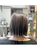 切りっぱなしボブ