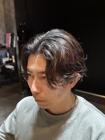 ハイプ 木更津(HYPE)&nbsp;【フェザーパーマ】長めセンターパート/木更津/メンズパーマ