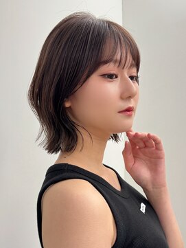 エアー 横浜(AIR) 【長谷川】シースルーバングくびれボブ